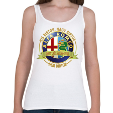 PRINTFASHION Egy jó ALFA-val nem bírtok - Női atléta - Fehér női trikó