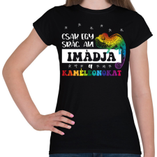 PRINTFASHION Egy srác - Kaméleon - Női póló - Fekete női póló