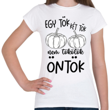 PRINTFASHION Egy tök két tök - Női póló - Fehér női póló