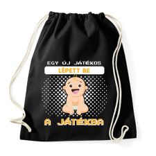 PRINTFASHION Egy új játékos - Sportzsák, Tornazsák - Fekete tornazsák