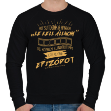 PRINTFASHION Egy újabb epizód - Férfi pulóver - Fekete férfi pulóver, kardigán