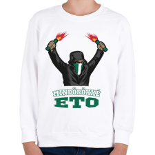 PRINTFASHION Egyedi szurkoló minta #11 - Gyerek pulóver - Fehér gyerek pulóver, kardigán