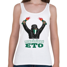 PRINTFASHION Egyedi szurkoló minta #11 - Női atléta - Fehér