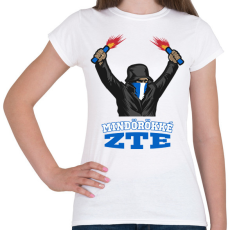 PRINTFASHION Egyedi szurkolói minta #10 - Női póló - Fehér