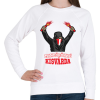 PRINTFASHION Egyedi szurkolói minta #12 - Női pulóver - Fehér