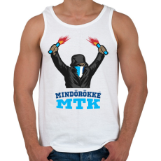 PRINTFASHION Egyedi szurkolói minta #8 - Férfi atléta - Fehér