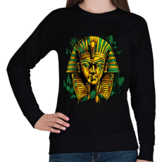 PRINTFASHION Egyiptomi fáraó - Női pulóver - Fekete
