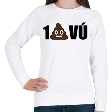 PRINTFASHION EGYSZARVÚ - Női pulóver - Fehér