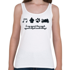 PRINTFASHION egyszerű - Női atléta - Fehér