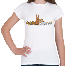 PRINTFASHION Együtt A Kisállatokért Alapítvány - Női póló - Fehér női póló