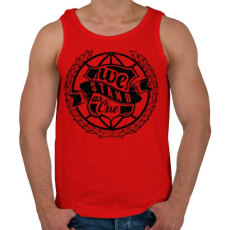 PRINTFASHION Együtt - Férfi atléta - Piros