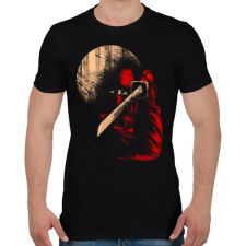PRINTFASHION Éjféli nindzsa - Férfi póló - Fekete férfi póló