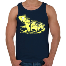 PRINTFASHION Éjjeli béka - Férfi atléta - Sötétkék atléta, trikó