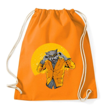 PRINTFASHION Éjjeli szörnyfarkas - Sportzsák, Tornazsák - Narancssárga tornazsák