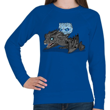 PRINTFASHION Éjkirály - Női pulóver - Királykék női pulóver, kardigán