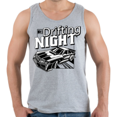 PRINTFASHION Éjszakai dritftelés - Férfi atléta - Sport szürke