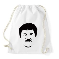 PRINTFASHION El Chapo - Sportzsák, Tornazsák - Fehér tornazsák