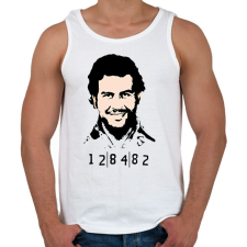 PRINTFASHION El Patron - Férfi atléta - Fehér atléta, trikó