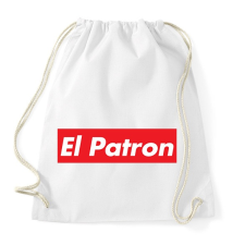 PRINTFASHION El patron  - Sportzsák, Tornazsák - Fehér tornazsák