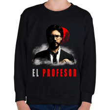 PRINTFASHION EL PROFESOR - Gyerek pulóver - Fekete gyerek pulóver, kardigán