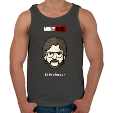 PRINTFASHION El Professor - Férfi atléta - Sötétszürke atléta, trikó