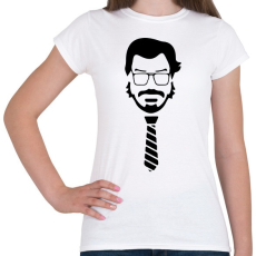 PRINTFASHION El Professor / Lacasa de Papel - Női póló - Fehér