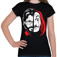 PRINTFASHION El Professor - Női póló - Fekete