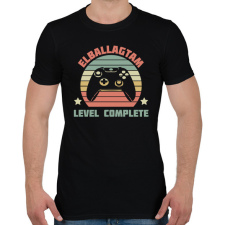 PRINTFASHION Elballagtam, level complete - Férfi póló - Fekete férfi póló