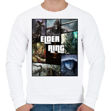 PRINTFASHION Elder Ring - Férfi pulóver - Fehér