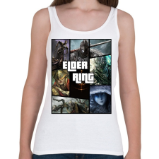 PRINTFASHION Elder Ring - Női atléta - Fehér női trikó
