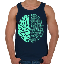 PRINTFASHION Electroagy - Férfi atléta - Sötétkék atléta, trikó