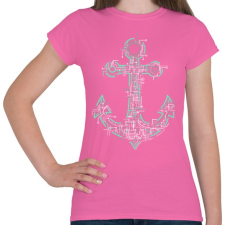 PRINTFASHION Elektrohorgony - Női póló - Rózsaszín női póló