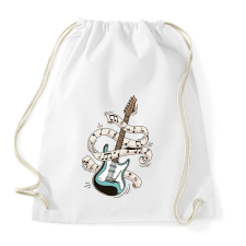 PRINTFASHION Elektromos gitár - Sportzsák, Tornazsák - Fehér tornazsák