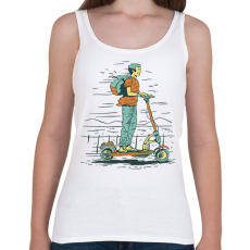 PRINTFASHION Elektromos roller - Női atléta - Fehér