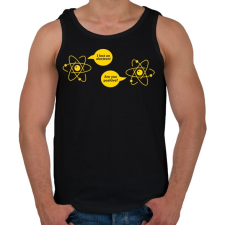 PRINTFASHION ELEKTRON - Férfi atléta - Fekete atléta, trikó