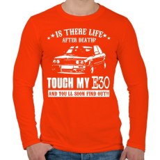 PRINTFASHION Élet a halál után - Férfi hosszú ujjú póló - Narancs