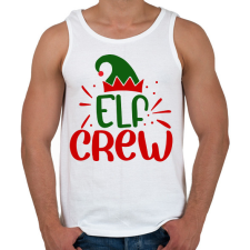 PRINTFASHION Elf crew - Férfi atléta - Fehér atléta, trikó