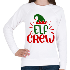 PRINTFASHION Elf crew - Női pulóver - Fehér