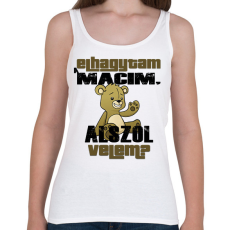 PRINTFASHION Elhagytam a macim, alszol velem? - Női atléta - Fehér