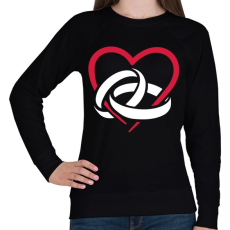 PRINTFASHION Eljegyzés - Női pulóver - Fekete