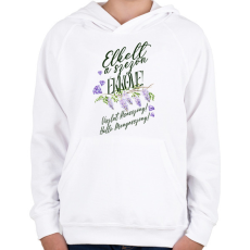 PRINTFASHION Elkelt a szezon ékköve! Lánybúcsú - Gyerek kapucnis pulóver - Fehér