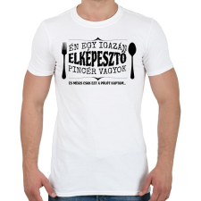 PRINTFASHION Elképesztő pincér - Férfi póló - Fehér férfi póló