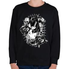 PRINTFASHION Elkötelezett - Gyerek pulóver - Fekete