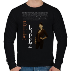 PRINTFASHION ELLA LOPEZ - Férfi pulóver - Fekete