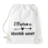 PRINTFASHION Elloptam a vezeték nevét - páros 1 - Sportzsák, Tornazsák - Fehér