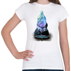 PRINTFASHION Elmerengő koponya - Női póló - Fehér