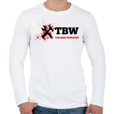 PRINTFASHION Élmunkások  - Férfi hosszú ujjú póló - Fehér