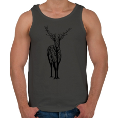 PRINTFASHION Élővilág - Férfi atléta - Sötétszürke