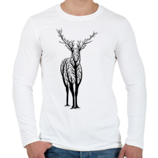 PRINTFASHION Élővilág - Férfi hosszú ujjú póló - Fehér