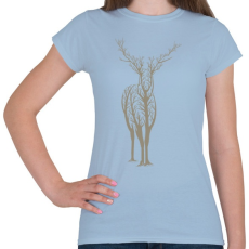 PRINTFASHION Élővilág - Női póló - Világoskék